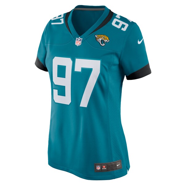Tommy Togiai Jacksonville Jaguars Nike Women's Team Game Jersey -  Teal