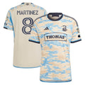 Jose Martinez Philadelphia Union adidas 2024 For Philly Authentic Jersey - Tan