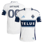 Vancouver Whitecaps FC adidas 2025 The Peak Authentic Custom Jersey - White