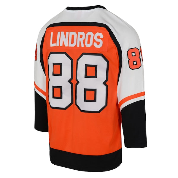 Eric Lindros Philadelphia Flyers  Youth 1996/97 Power Play 2.0 Player Jersey with Captain Patch - Orange