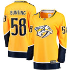 Michael Bunting Nashville Predators  Women's Home Breakaway Player Jersey - Gold