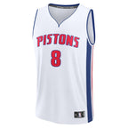 Tim Hardaway Jr. Detroit Pistons  Fast Break Replica Player Jersey - Association Edition - White