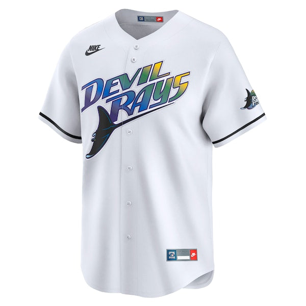 Fred McGriff Tampa Bay Rays Nike Throwback Cooperstown Limited Jersey - White