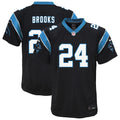 Jonathon Brooks Carolina Panthers Nike Youth Team Game Jersey - Black/Blue