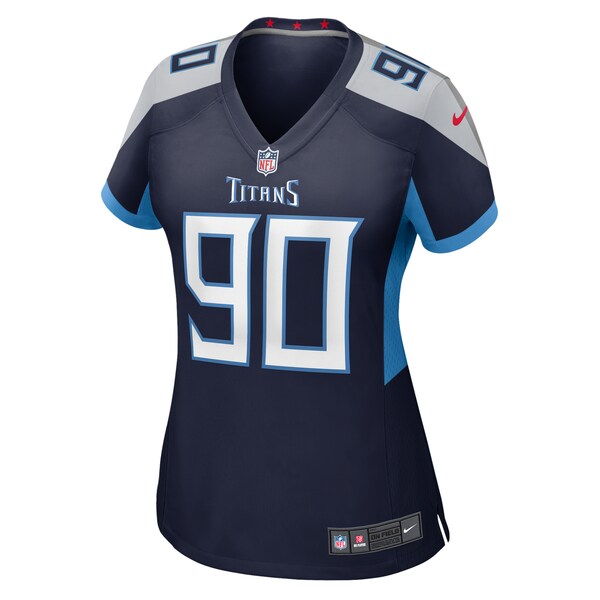 Marlon Davidson Tennessee Titans Nike Women's  Game Jersey -  Navy