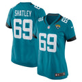 Tyler Shatley Jacksonville Jaguars Nike Women's Game Jersey - Teal/Black