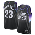 Lauri Markkanen Utah Jazz Jordan Brand Unisex 2024/25 Swingman Jersey - Statement Edition - Black
