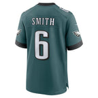 DeVonta Smith Philadelphia Eagles Nike Super Bowl LIX Game Player Jersey - Midnight Green