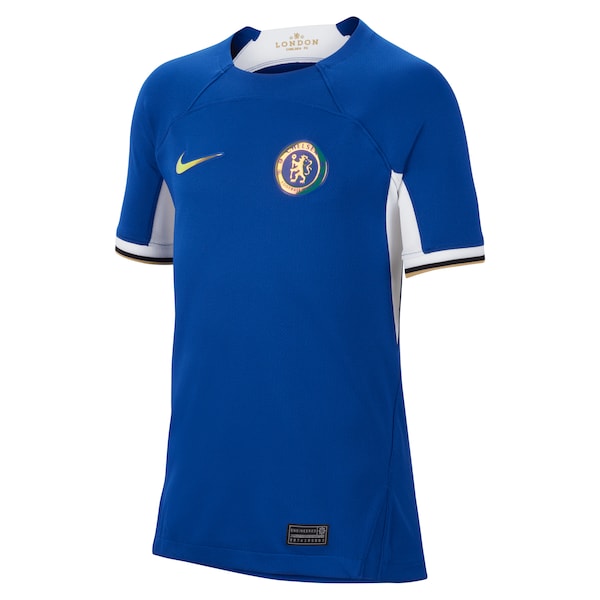 Enzo Fernández Chelsea Nike Youth 2023/24 Home Stadium Replica Jersey - Blue