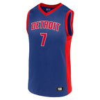 Men's Killian Hayes Blue Detroit Pistons Team Player Jersey
