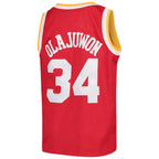 Hakeem Olajuwon Houston Rockets Youth Swingman Throwback Jersey - Red