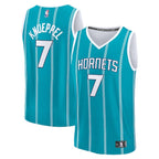 Kon Knueppel Charlotte Hornets  2025 NBA Draft First Round Pick Fast Break Replica Jersey - Icon Edition - Teal