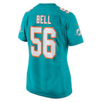 Quinton Bell Miami Dolphins Nike Women's  Game Jersey -  Aqua