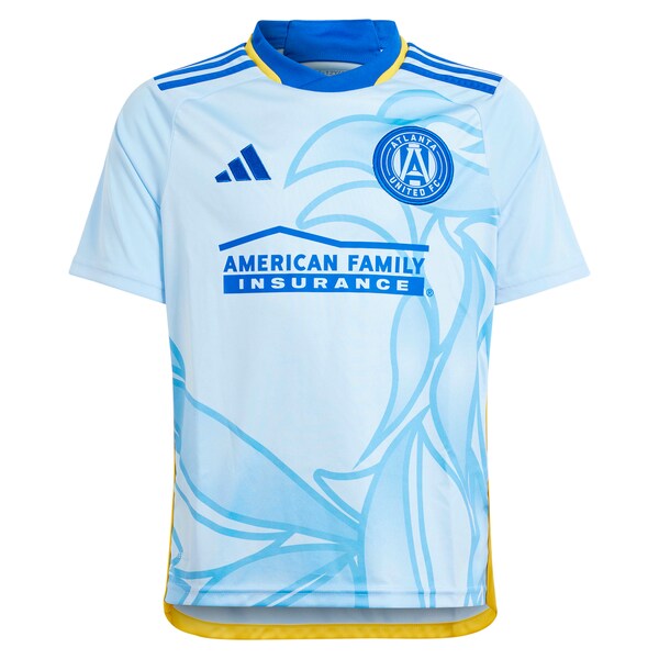 Emmanuel Latte Lath Atlanta United FC adidas Youth 2024 The Resurgens Kit Replica Player Jersey - Light Blue