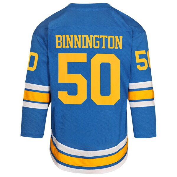 Jordan Binnington St. Louis Blues Outerstuff Youth Home Replica Player Jersey - Blue
