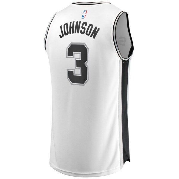 Keldon Johnson San Antonio Spurs  Youth Fast Break Association Jersey - White