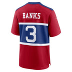 Deonte Banks New York Giants Nike Alternate Player Game Jersey - Century Red