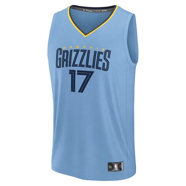 Yuki Kawamura Memphis Grizzlies  Fast Break Replica Player Jersey - Statement Edition - Light Blue