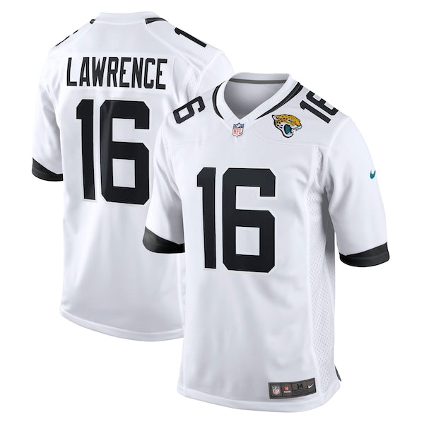 Trevor Lawrence Jacksonville Jaguars Nike White Game Jersey - White/Black