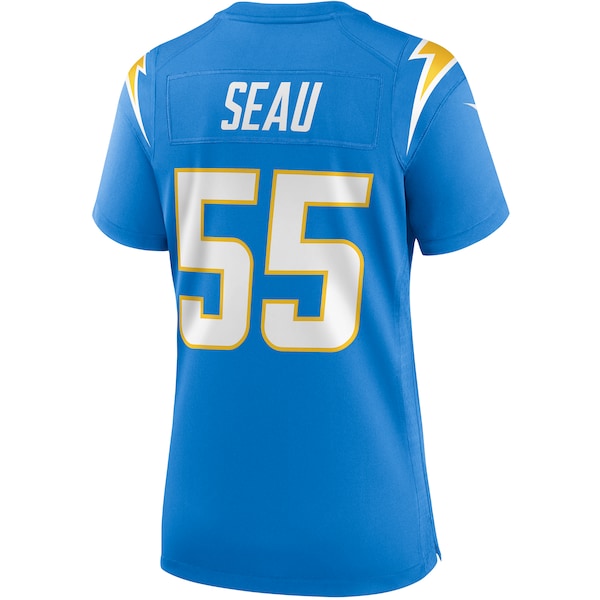 Junior Seau Los Angeles Chargers Nike Women's Game Retired Player Jersey - Powder Blue/Royal