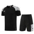Puma Short Sleeve Training Jersey Set-PD02- Black/White