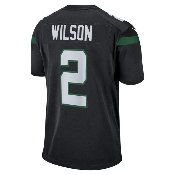 Zach Wilson New York Jets Nike Alternate Game Jersey - Black/Green/White