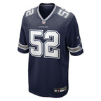 Tyler Booker Dallas Cowboys Nike 2025 NFL Draft First Round Pick Game Jersey - Navy