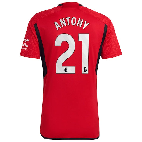 Antony Manchester United adidas 2023/24 Home Replica Player Jersey - Red/Green
