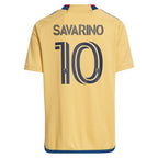 Jefferson Savarino Real Salt Lake adidas Youth 2024 The Beehive State Kit Replica Player Jersey - Gold