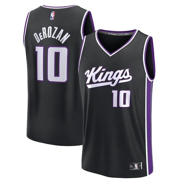 DeMar DeRozan Sacramento Kings  Fast Break Replica Player Jersey - Icon Edition - Black