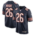 Nahshon Wright Chicago Bears Nike Team Game Jersey -  Navy