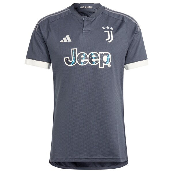 Federico Chiesa Juventus adidas 2023/24 Third Replica Player Jersey - Gray/Black/White