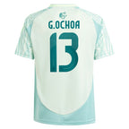 Guillermo Ochoa Mexico National Team adidas Youth 2024 Away Replica Player Jersey - Green/Burgundy