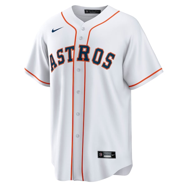 Cam Smith Houston Astros Nike Home Replica Jersey - White/Orange