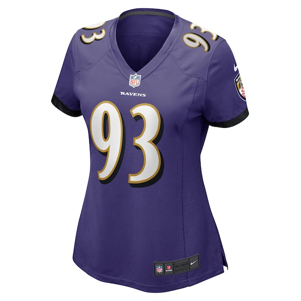 Bravvion Roy Baltimore Ravens Nike Women's  Game Jersey -  Purple