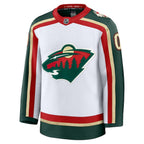 Minnesota Wild  25th Anniversary Premium Custom Jersey - White/Green