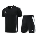 Adidas Short Sleeve Training Jersey Set - AD06- Black