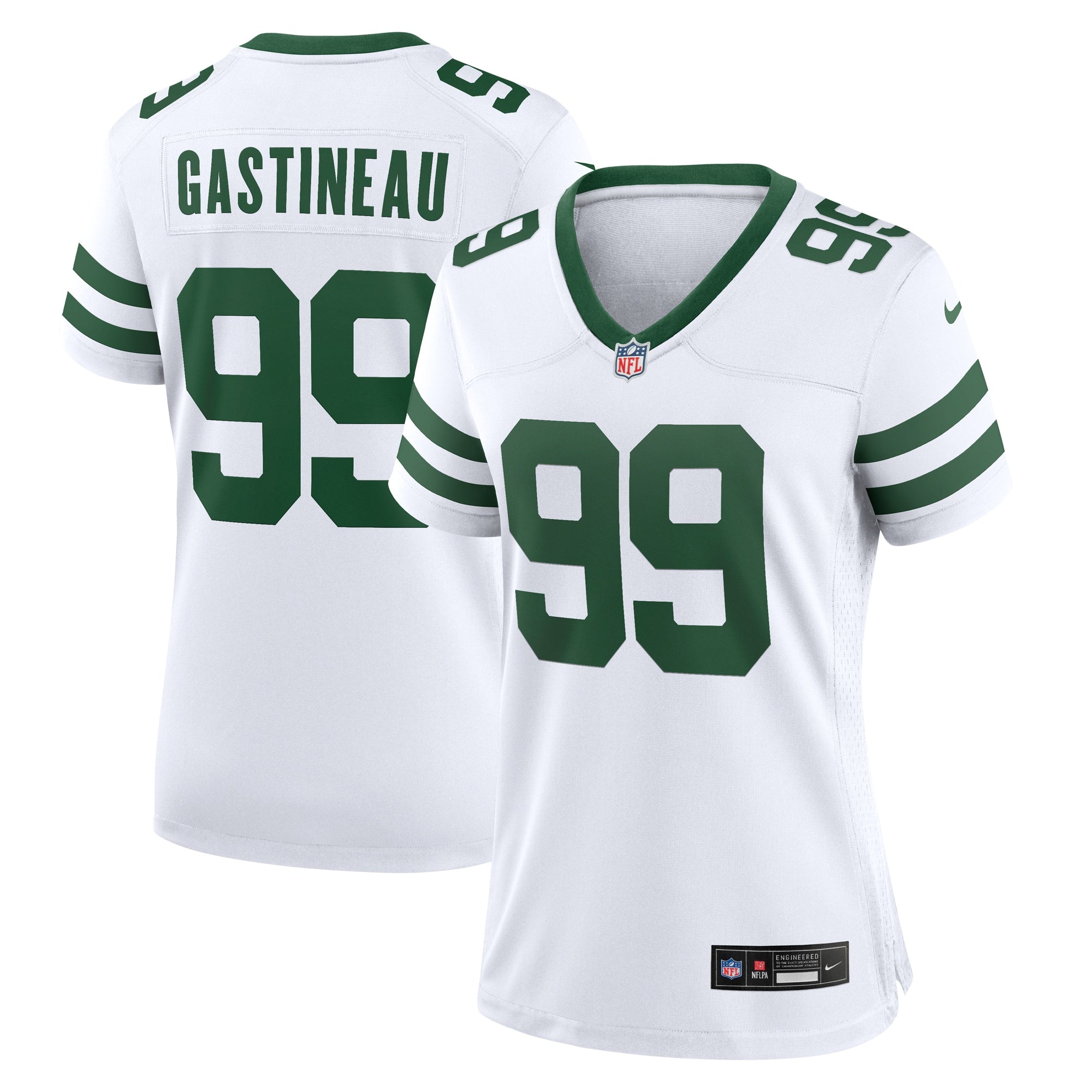 Mark Gastineau New York Jets Nike Women's Game Retired Player Jersey - Gotham Green/White