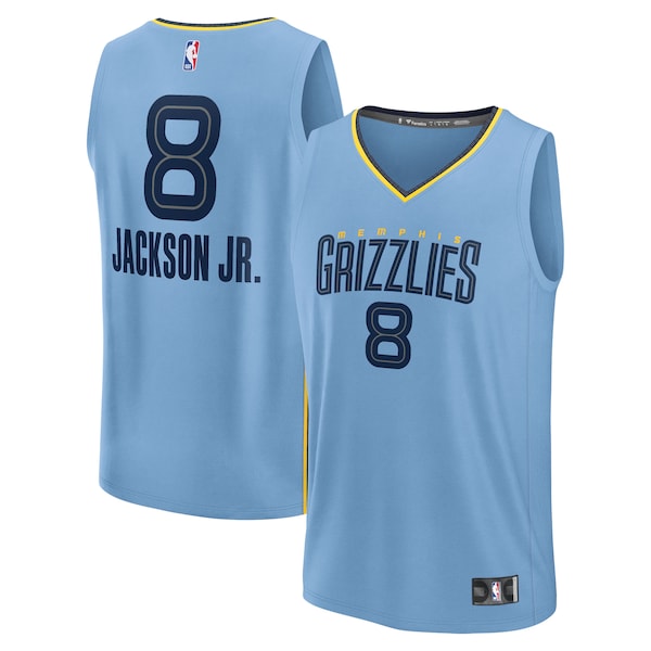 Jaren Jackson Jr. Memphis Grizzlies  Youth Fast Break Replica Jersey - Light Blue - Statement Edition