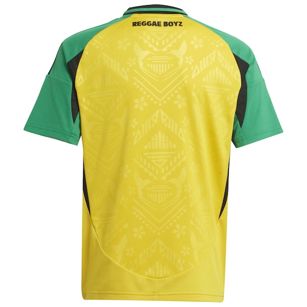 Jamaica National Team adidas Youth 2024 Home Replica Jersey - Yellow/Black