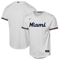 Miami Marlins Nike Youth Home Replica Jersey - White