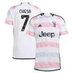 Federico Chiesa Juventus adidas 2023/24 Away Authentic Jersey - White/Black