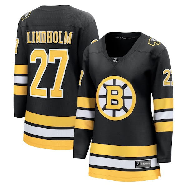 Hampus Lindholm Boston Bruins  Women's Home Breakaway Player Jersey - Black