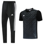 Adidas Short Sleeve Training Jersey Set - AD05- Black