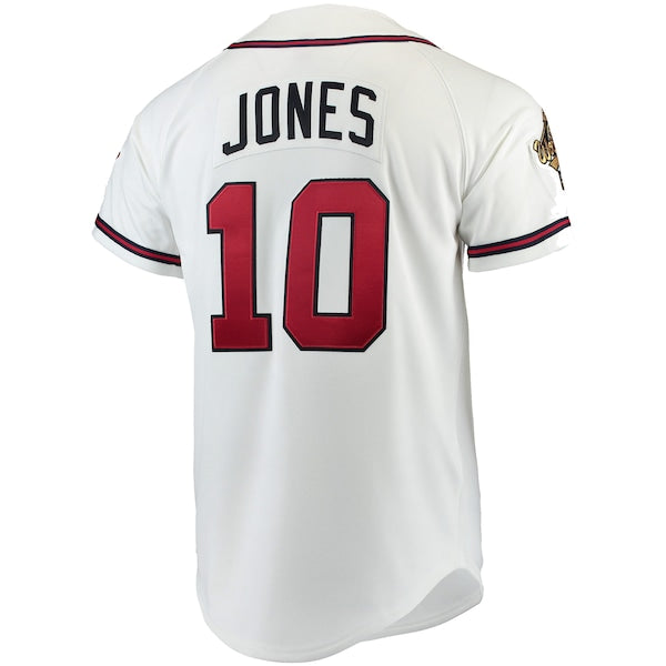 Chipper Jones Atlanta Braves Authentic Jersey - White