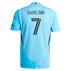 Jeong Sang-bin Minnesota United FC adidas 2025 CONVERGENCE Authentic Player Jersey - Blue