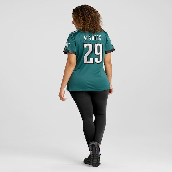 Avonte Maddox Philadelphia Eagles Nike Women's Team Game Jersey - Midnight Green