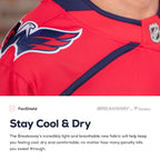 Washington Capitals 2018 Stanley Cup Champions Away Breakaway Custom Jersey - White