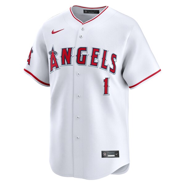 Los Angeles Angels Nike #1 Dad Home Limited Jersey - White