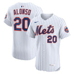 Pete Alonso New York Mets Nike Home Elite Player Jersey - White